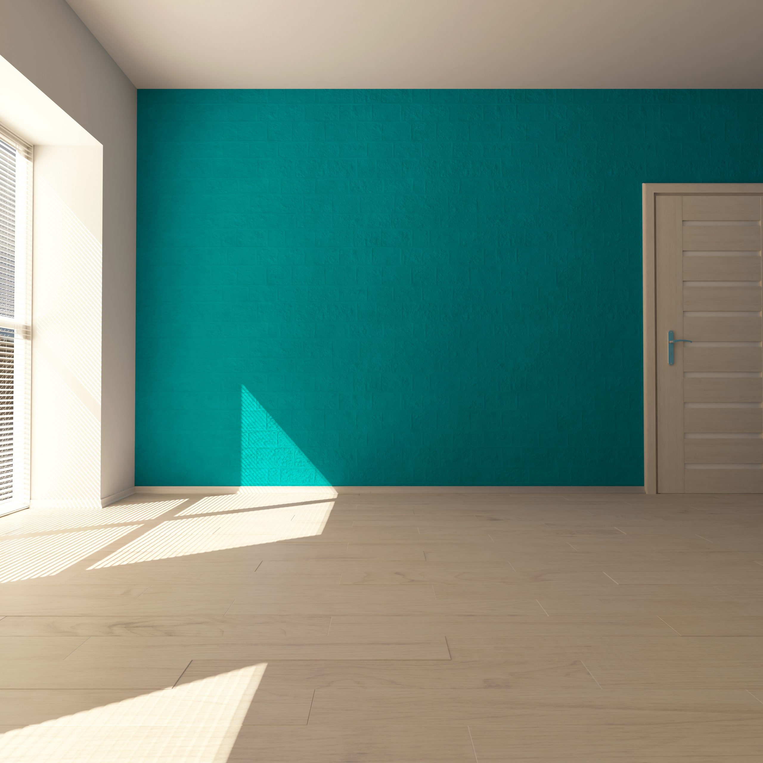 Render of 3D Contemporary Empty Room